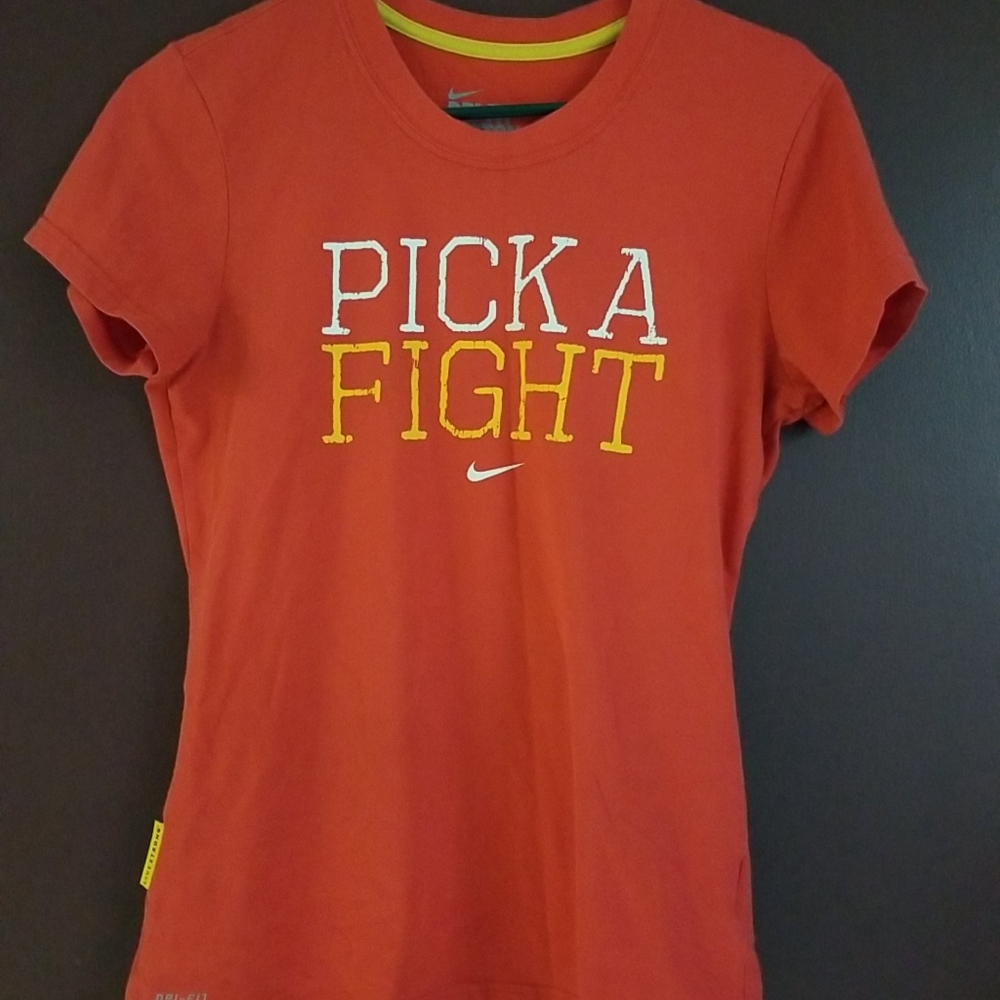 Livestrong Nike Dri-fit Womens Burnt Orange shirt